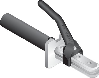 Duro Holder, 250 A, For 1/0 Cable, 7/32 in Capacity, 9-1/2 in L