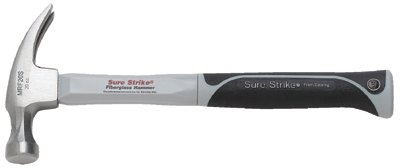 268-MRF16S 16 Oz Sure Strike Rip Claw Hammer Fiber. Hdl