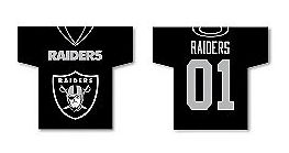 Picture of Fremont Die- Inc. 93904B Jersey Banner 34&apos;&apos; x 30&apos;&apos; - 2-Sided - Oakland Raiders