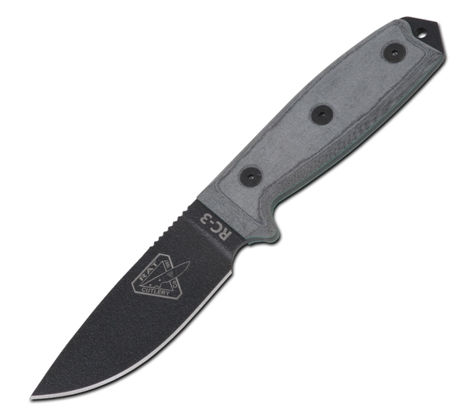 2023 Esee 3, Plain Edge, Brown Sheath