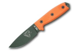 Plain Green Blade W/ G10 Orange & Molle