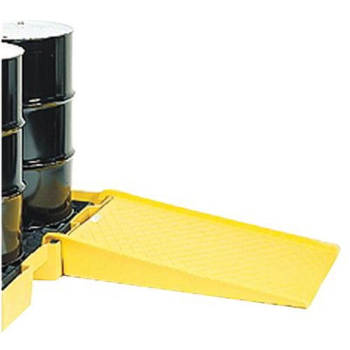 Poly Ramp F-1686 - Yellow - Durable Spill Containment Accessory