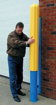 8 Inch Bumper Post Sleeve-Yellow