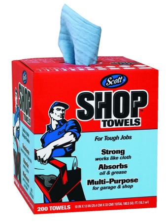 Box-200 Scott Shop Towel Rags In A Box