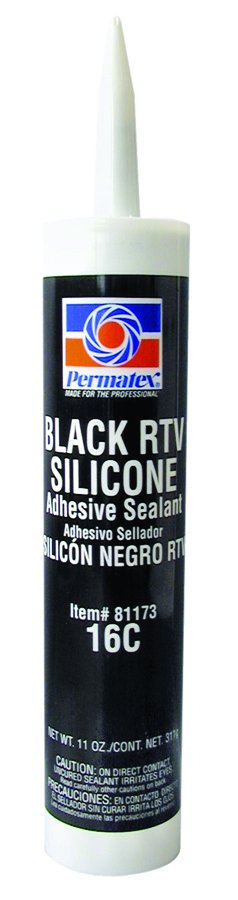 Picture of Permatex 230-81173 #16 Black Silicone Adhes