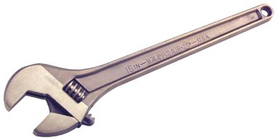 Picture of Ampco Safety Tools 065-W-74 15 Inch Adj End Wrench