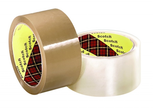 Picture of 3M Industrial 405-021200-18197 Scotch Box Sealing Tape371 Tan 72Mmx50M 24 Rol-Cs