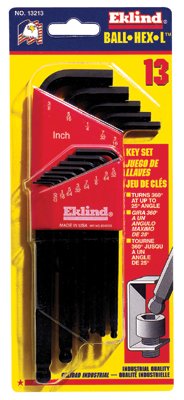 Picture of Eklind Tool 269-13213 13-Pc Ball-Hex-L-Wrenchkey Set Long Series