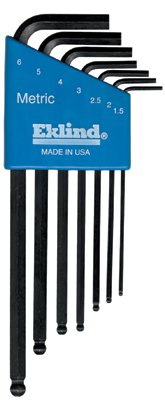 Picture of Eklind Tool 269-13607 7-Pc Ball-Hex-L Metrichex Key Set