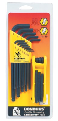 116-14189 13-Pc. Std. Balldriver Lwrench 9-Pc. Std.