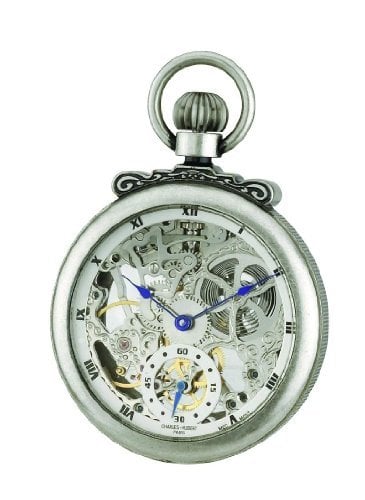Picture of Charles-Hubert- Paris 3869-S 47mm Mechanical Pocket Watch - Antique Chrome