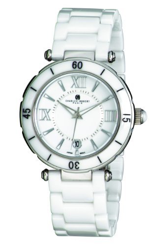 Picture of Charles-Hubert- Paris 3879-W Stainless Steel Case and Ceramic Band Quartz Watch