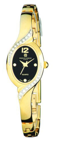 Picture of Charles-Hubert- Paris 6802 Brass Case Quartz Watch - Gold