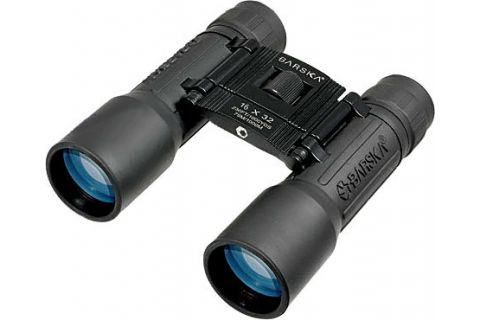 Picture of Barska Optics - Binoculars AB10114 16x32 Lucid View- Black Compact- Blue Lens