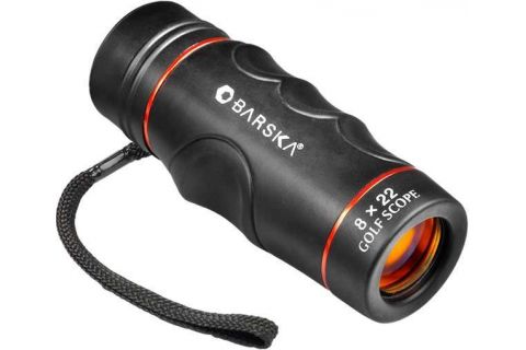 Picture of Barska Optics - Binoculars AA10199 8x22 Blueline Golf Scope- Waterproof- Yards- Ruby Lens- Clam