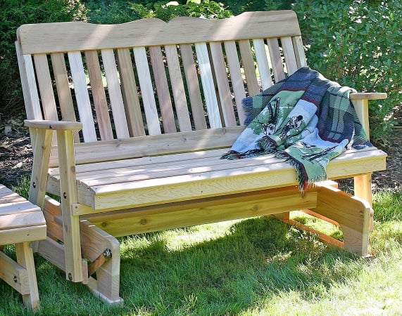 5 ft. Cedar Countryside Rocking Glider