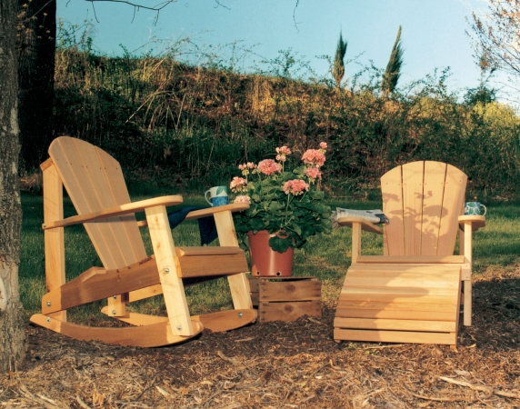 Picture of Creek Vine Designs WRF5100SETCVD Cedar Adirondack Collection
