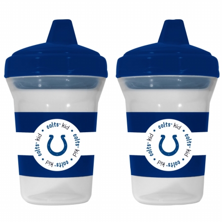Picture of Baby Fanatic 143376 Indianapolis Colts Sippy Cups 2-pack