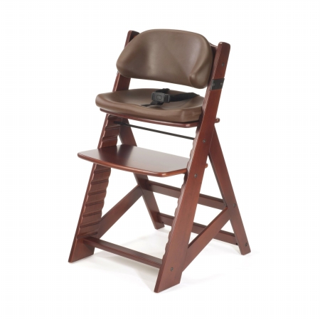 Picture of Keekaroo 0055215KR-0001 Height Right KIDS Chair Mahogany with Chocolate Comfort Cushions