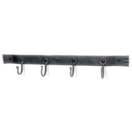 Picture of Minuteman WH-04 Wall Bracket Four Hook in Black
