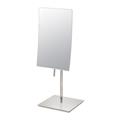 Aptations 82273 Minimalist Rectangular Vanity Mirror In Brushed Nickel 82273 - Br. Nickel Aptations 82273 Minimalist Rectangular Vanity Mirror In Brushed Nickel 82273 - Br. Nickel