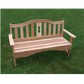 Creek Vine Designs WF8104CVD 4 ft. Cedar Keyway Garden Bench Creek Vine Designs WF8104CVD 4 ft. Cedar Keyway Garden Bench