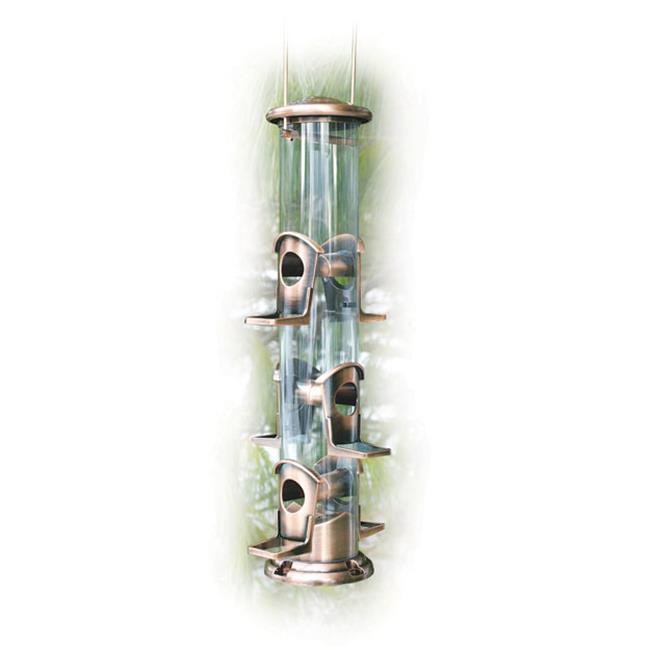 WoodLink COP6S Coppertop 6-Port Seed Feeder