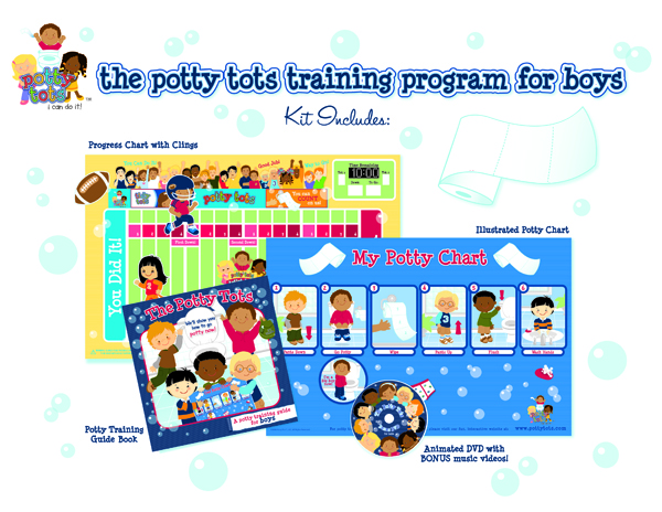 Picture of Potty Tots PT-K-B Potty Tots Potty Training Program for Boys
