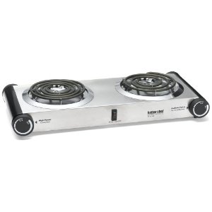 Picture of Prime Pacific IM-302DB Table Top Dual Buffet Burner