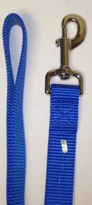 445-33987  No.3406 BL .75 inX6ft Nylon Lead Color Blue