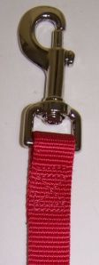 445-33997  No.3406 RD .75 inX6ft Nylon Lead Color Red