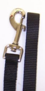 445-34153 No.3404 BK .75 inX4ft Nylon Lead Color Black