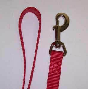 445-34155  No.3404 RD .75 inX4ft Nylon Lead Color Red