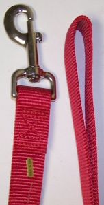 445-84335  No.1106 RD 1inX6 ft Nylon Lead Color Red