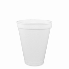 Picture of Genuine Joe GJO58551 Foam Cups- 10 oz.- 1000-CT- White