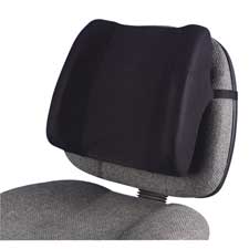 Picture of Fellowes Mfg. Co. FEL91905 Backrest- High Profile- 13in.x4in.x12-.63in.- Black