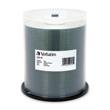 Picture of Verbatim Corporation VER94797 CD-R- 52X Speed- 700MB-80Min- Shiny Silver- 100-PK