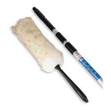 Picture of DDI 931992 Unger Professional Duster Pole Kit  Wool  3-Section Pole  Extends 11&apos;  Cream/AM