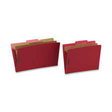 Classification Folders- 1 Divider- Letter- Red