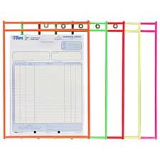 Picture of C-Line Products- Inc. CLI43910 Shop Ticket Holder- 9in.x12in.- Metal Eyelet- Assorted