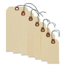 Picture of Avery Consumer Products AVE12601 Shipping Tags W-Wire- No 1- 2-.75in.x1-.38in.- Manila