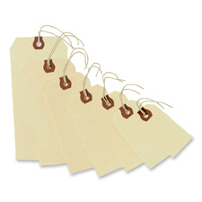 Picture of Avery Consumer Products AVE12503 Shipping Tags- No 3 Strung- 3-.75in.x1-.88in.- Manila