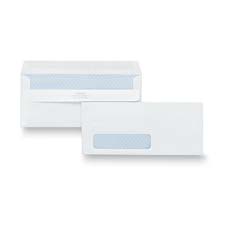 Products QUA21418 Security Window Envelopes- 24Lb- 4-.13in.x9-.50in.- WE