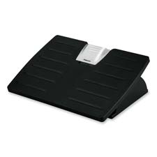 Picture of Fellowes Mfg. Co. FEL8032201 Adjustable Foot Rest- Tilt- 17-.50in.x13-18in.x4-.38in.- Black-Silver