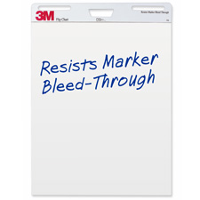 Picture of 3M MMM570 Flipchart- Plain- 40 Sheets-Pad- 25in.x35in.- White