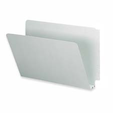 End Tab Folder- Grey - Legal Size - 2 inch Expansion