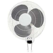Picture of Lorell LLR49256 16in. Wall Mount Fan- 6ft. Cord- 9-.25in.x18-1-9in.x18-.50in.- White