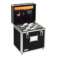 Picture of Ideastream Products IDEVZ01165 Locking File Box- Letter- 13-.75in.x10-.50in.x13-.50in.- Black