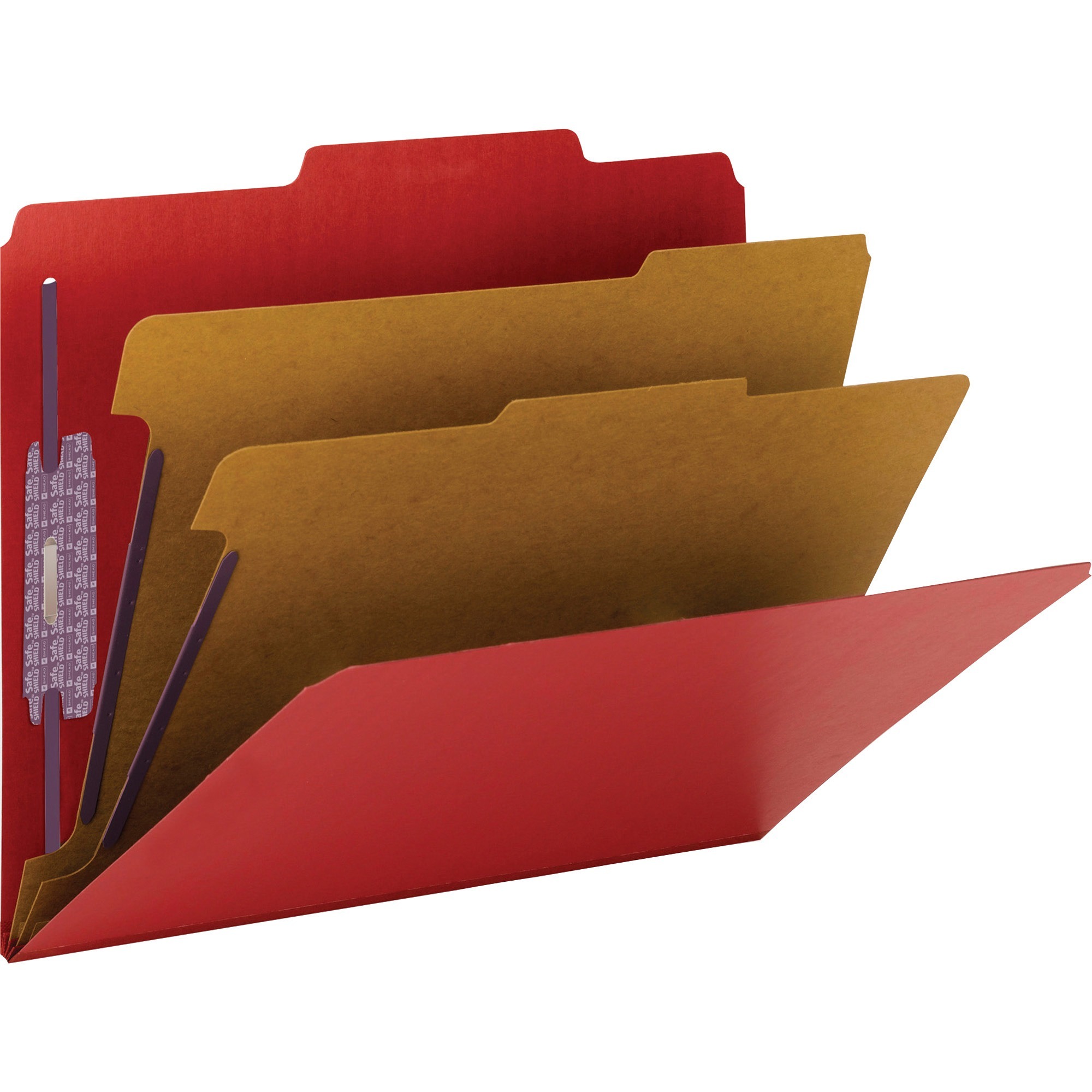 Classification Folders- 3 Dividers- Letter- Bright RD