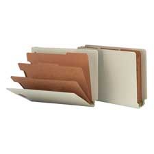 SMD26820 Classification Folder- Straight Cut Tab- 3 Div- Ltr- 3in. Exp- GY